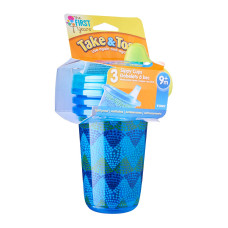 THE FIRST YEARS Take & Toss Deco 10oz Spill Proof Sippy Cups, 3pk